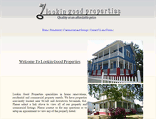 Tablet Screenshot of lookingoodproperties.com